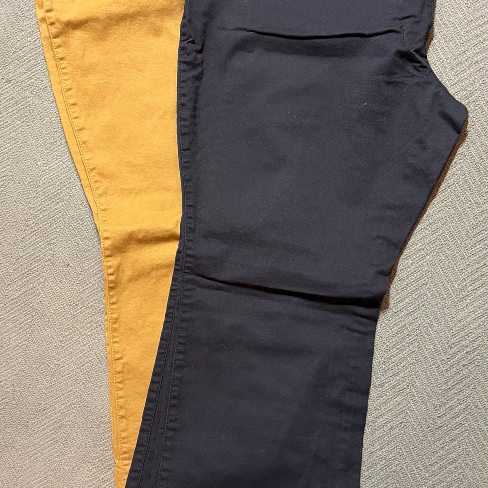 Black and Mustard Pants Set - 2 for price of 1!